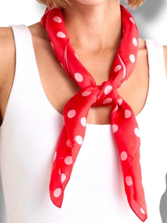 kate spade Accessories - Kate Spade Springtime Dot 100% Silk Square Scarf